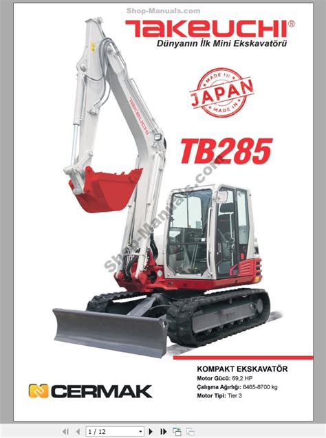 takeuchi tb285 manual